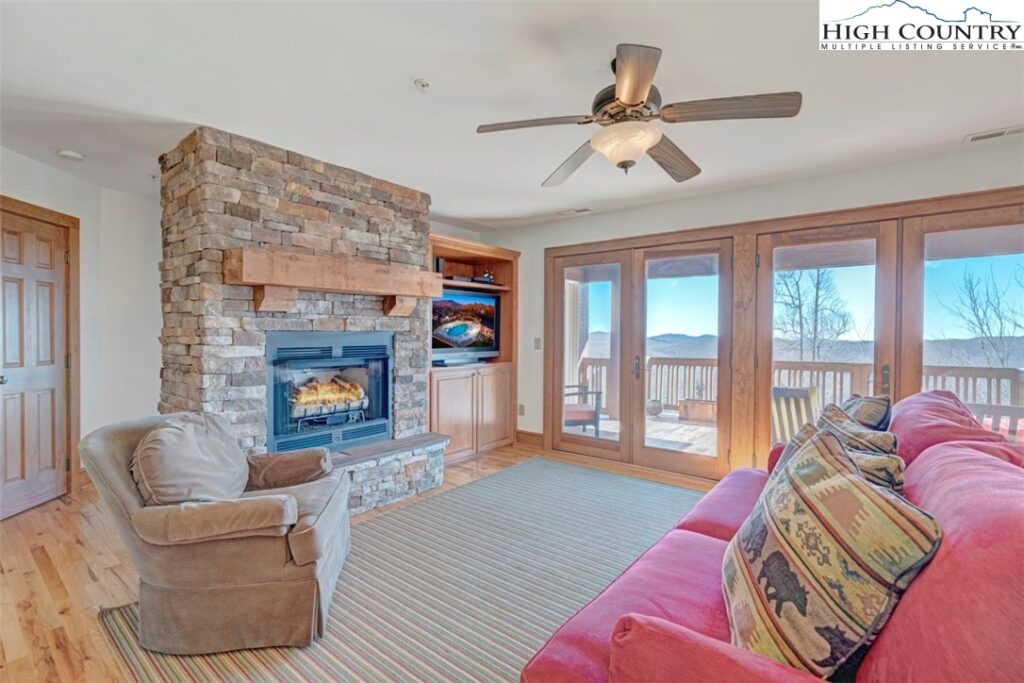 the interior of a mountain home in the High Country